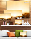 Beach near Cape Town Panorama Photo Canvas Art Print