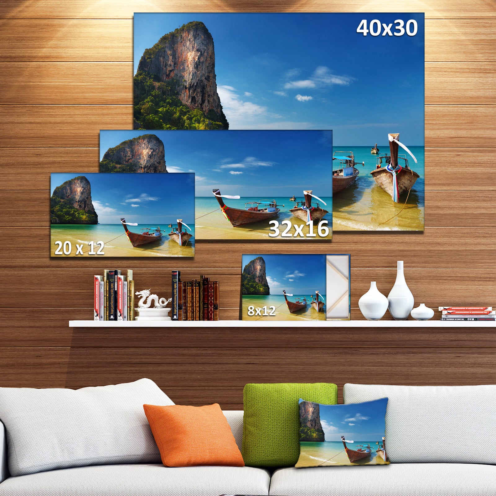 Andaman Sea Tropical Beach - Photography Canvas Print