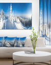 Panoramic Winter Mountain - Photo Canvas Print