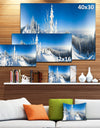 Panoramic Winter Mountain - Photo Canvas Print