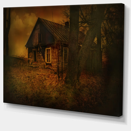 Old House Landscape - Photography Canvas Print