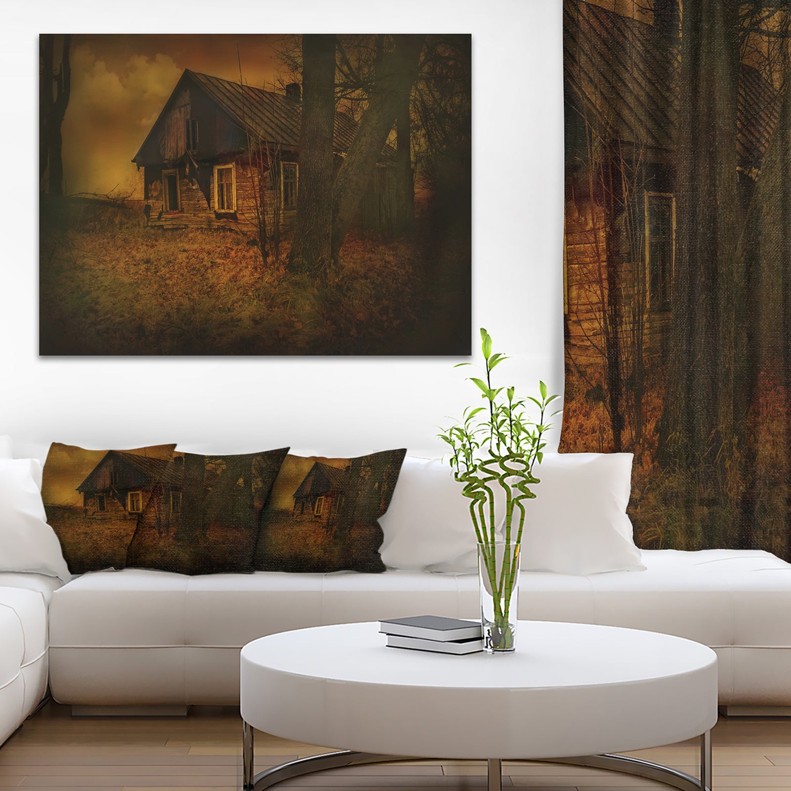 Old House Landscape - Photography Canvas Print