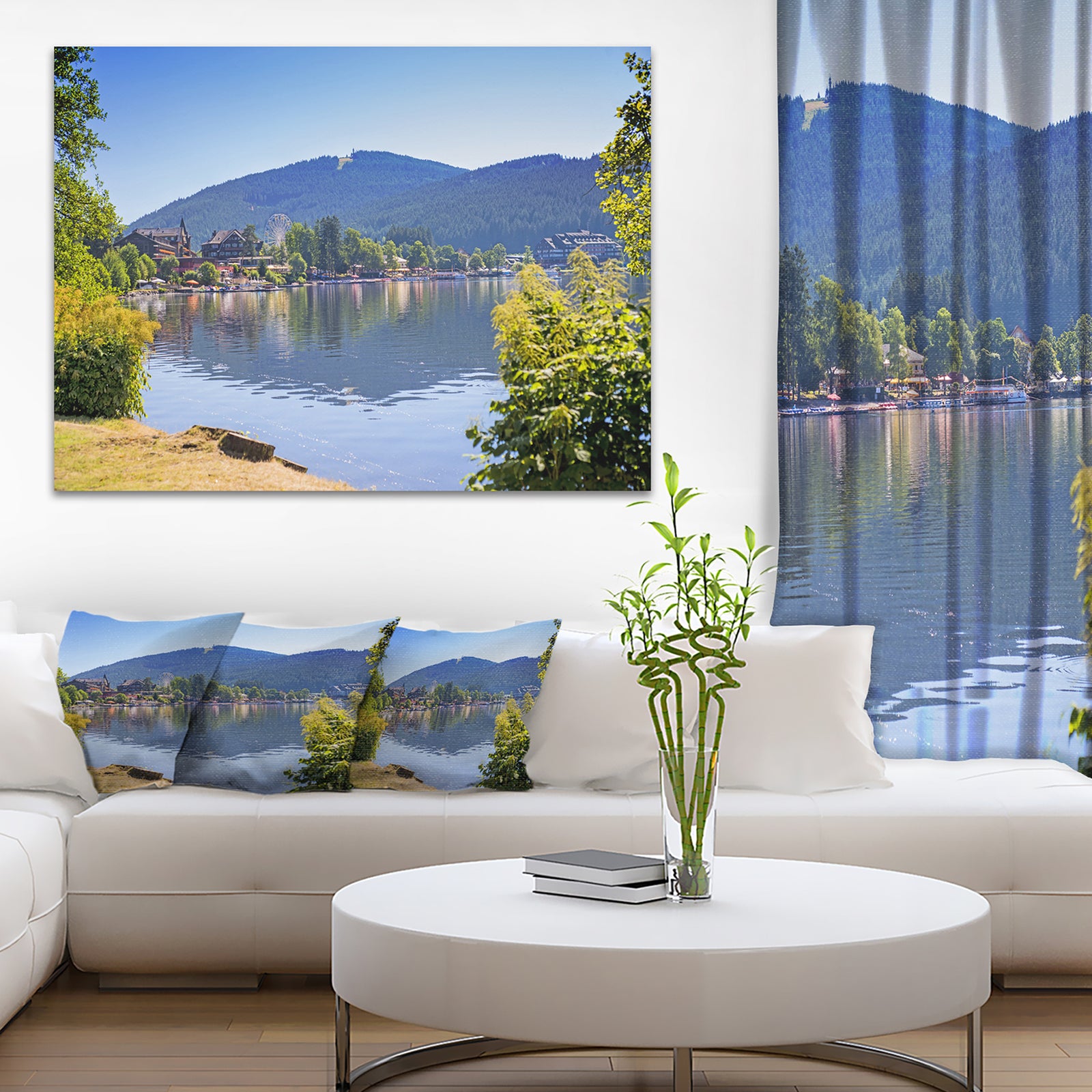 Lake Titisee Black Forest Germany - Photo Canvas Print