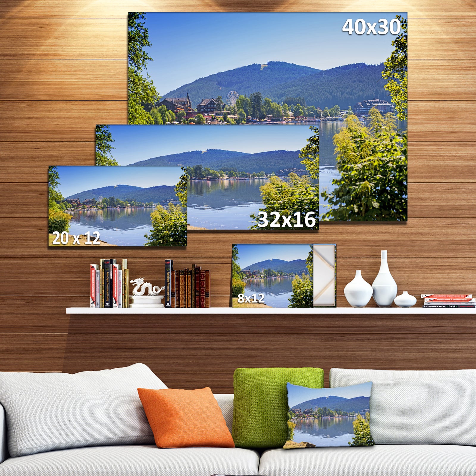Lake Titisee Black Forest Germany - Photo Canvas Print