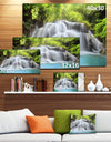 Huai Mae Kamin Waterfall - Photography Canvas Print