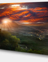 Guanyin Mountain Sunrise Taipei - Photo Canvas Print