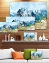 Alps Summer Panorama - Photography Canvas Art Print