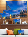 Landscape of Singapore Cityscape - Photo Canvas Print