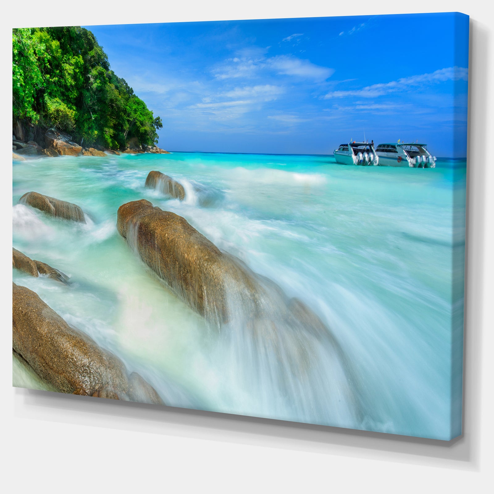 Tachai Island in Thailand Landscape - Photo Canvas Print
