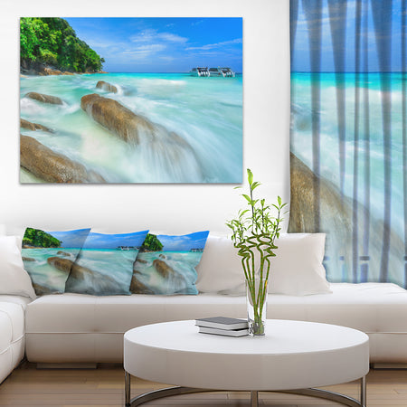 Tachai Island in Thailand Landscape - Photo Canvas Print