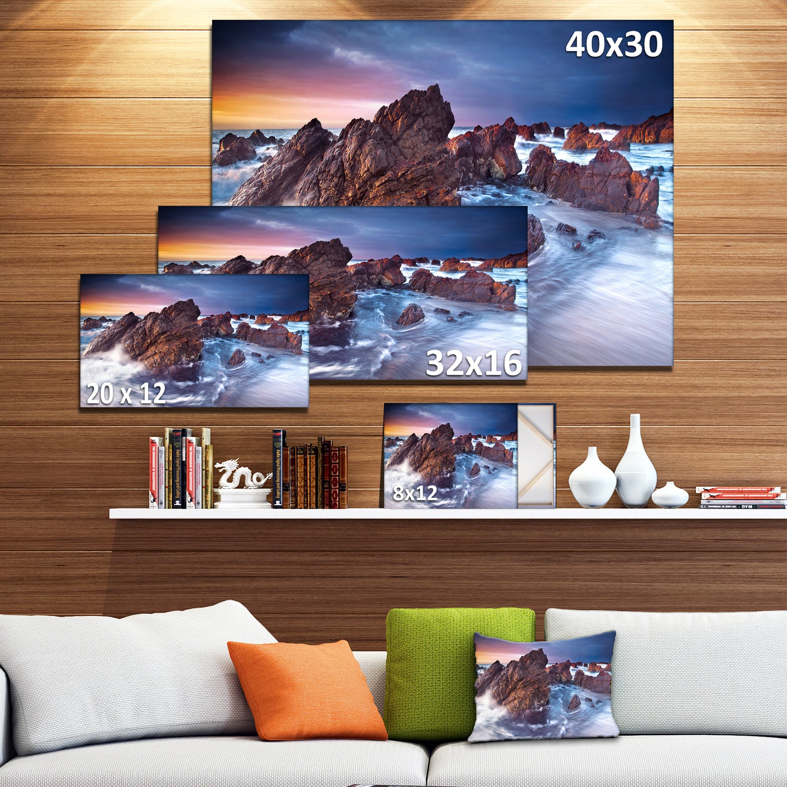 Rugged Beauty Landscape - Photography Canvas Print
