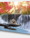 Tiger in the Jungle - Photography Canvas Art Print