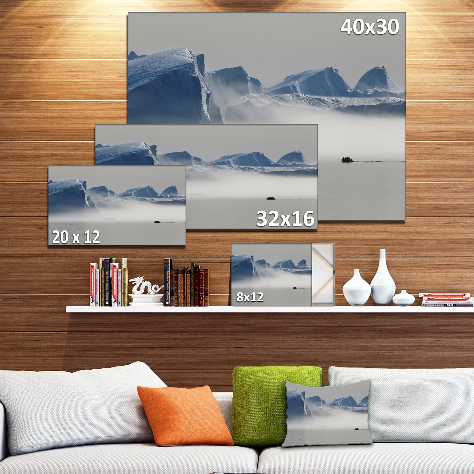 Nature of Greenland - Landscape Photo Canvas Print