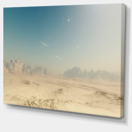 Sandy Dessert - Landscape Photo Canvas Print