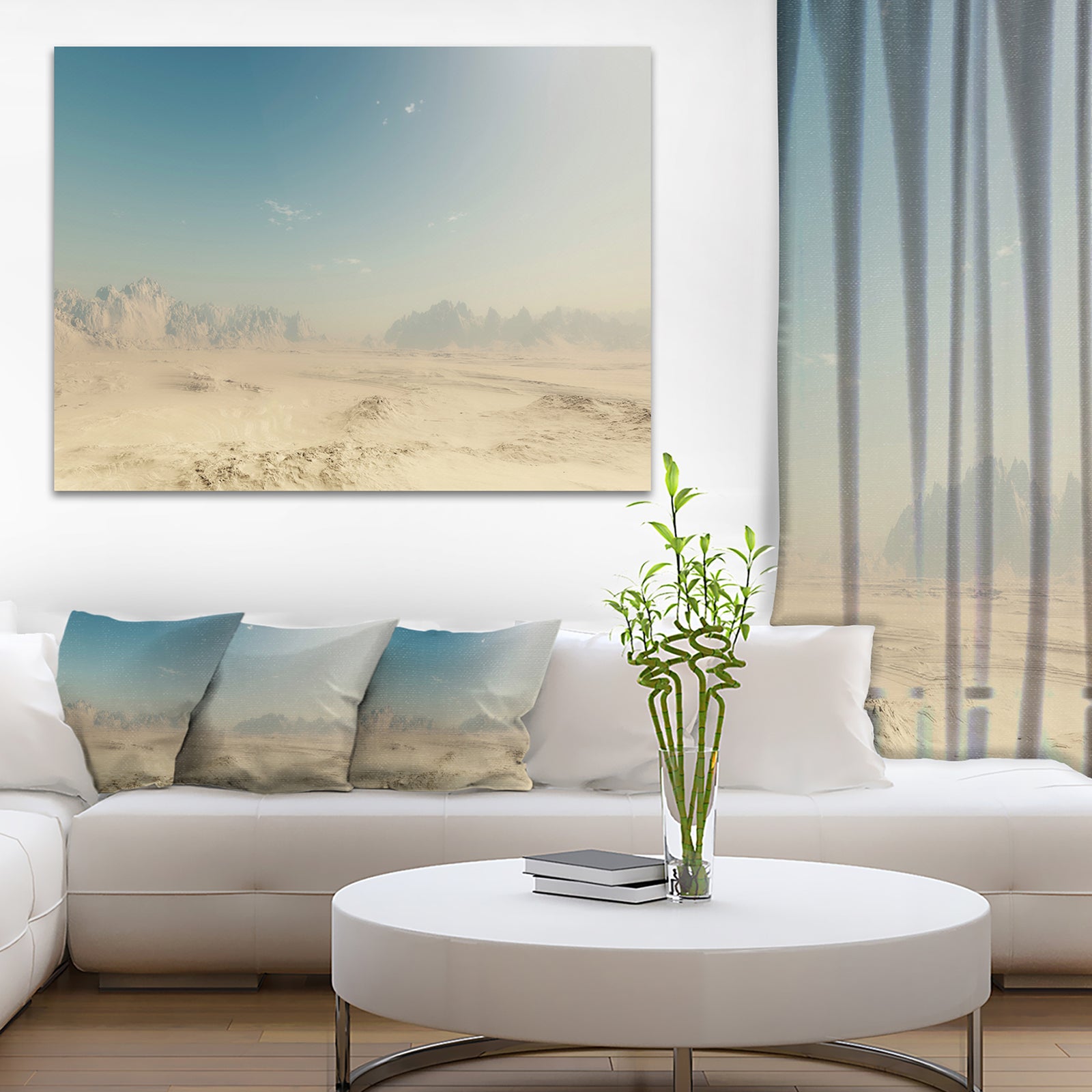 Sandy Dessert - Landscape Photo Canvas Print