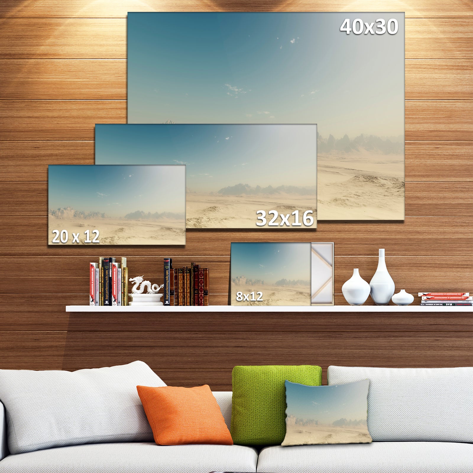 Sandy Dessert - Landscape Photo Canvas Print