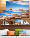 Atlantic Ocean Cost in Brittany - Photo Canvas Print