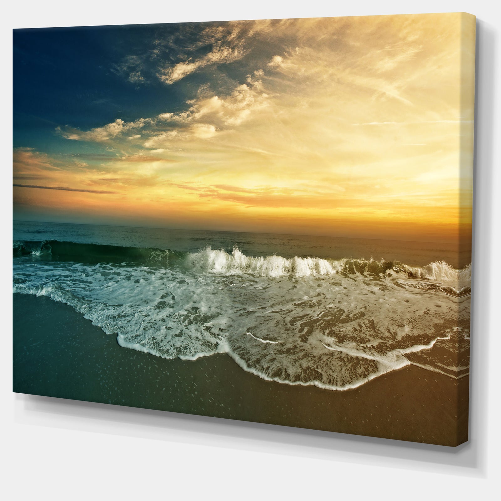 Beach Panorama - Landscape Canvas Art Print