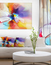 Creative Flower in Multiple Colors - Abstract Floral Canvas Print