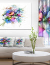 Summer Colorful Flowers - Watercolor Painting Canvas Print