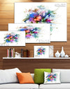 Summer Colorful Flowers - Watercolor Painting Canvas Print