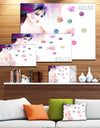 Fashion Woman with Purple Shade - Watercolor Painting Canvas Print