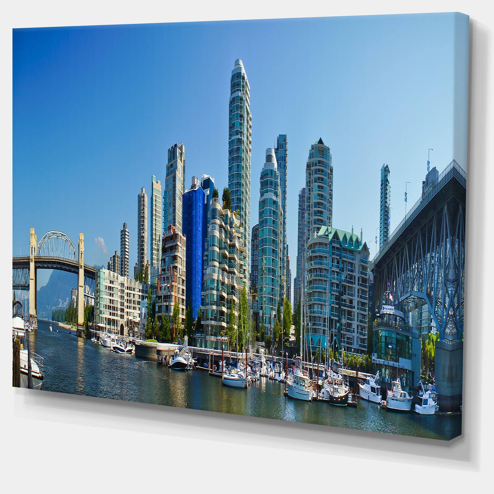 Beautiful View of Vancouver - Cityscape Photo Canvas Print