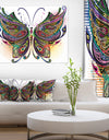 Variegated Butterfly - Digital Art Canvas Print