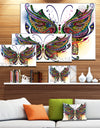 Variegated Butterfly - Digital Art Canvas Print