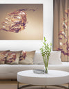 Chocolate Portrait of Woman - Abstract Portrait Canvas Print
