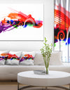 Abstract Splashes of Colors - Abstract Painting Canvas Print