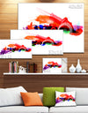 Abstract Splashes of Colors - Abstract Painting Canvas Print