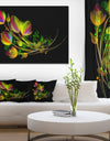 Bright Bouquet - Digital Art Floral Canvas Print