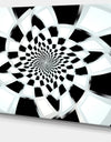 Abstract Spiral Fractal Design - Abstract Canvas Art Print