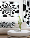 Abstract Spiral Fractal Design - Abstract Canvas Art Print