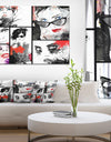 Beautiful Faces Collage - Portrait Digital Art Canvas Print