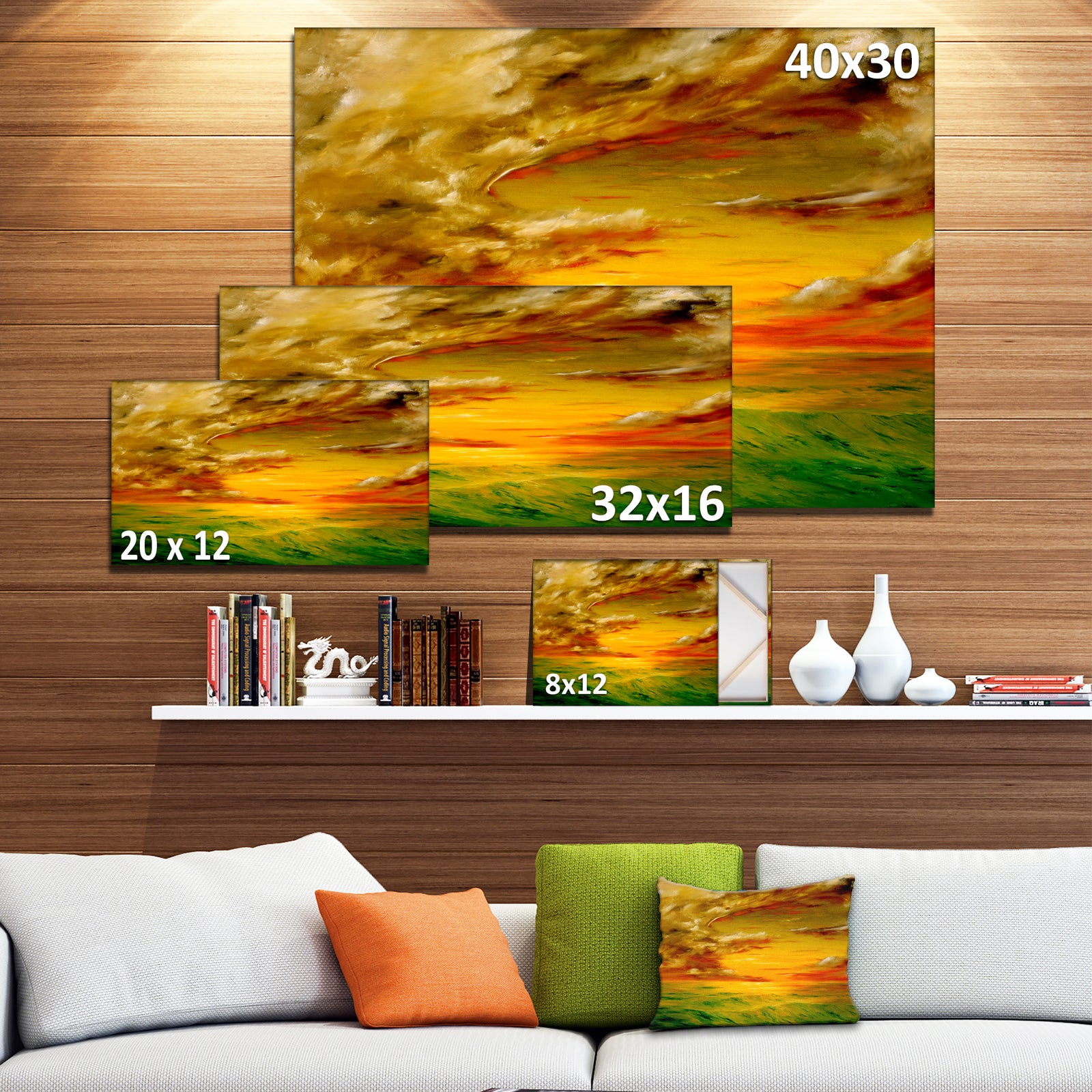 Santa Rosa California - Landscape Painting Canvas Print