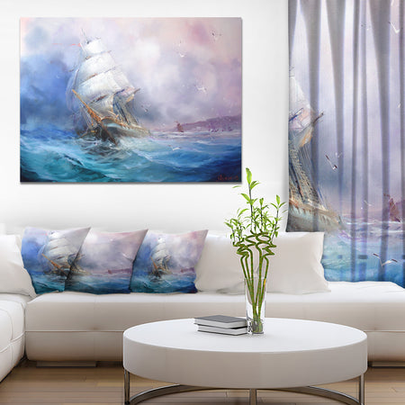 Sea Breeze - Seascape Painting Canvas Print