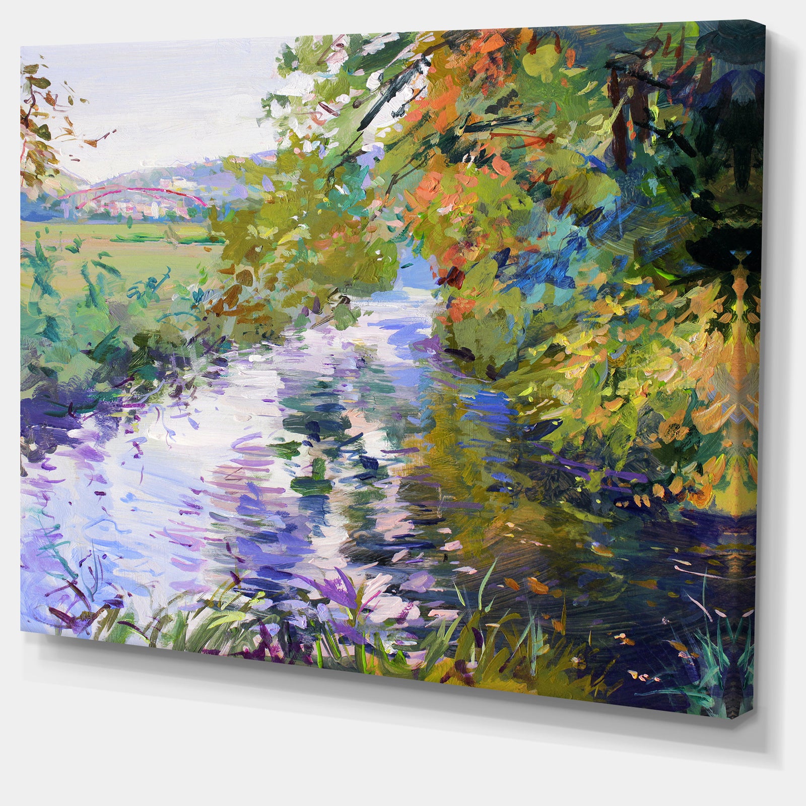 Fall in Amazing Colors - Landscape Painting Canvas Print
