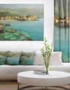 Bay Near Old Budva - Landscape Painting Canvas Print
