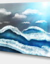 Blue Sky with Clouds'Landscape Canvas Art Print