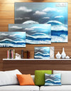 Blue Sky with Clouds'Landscape Canvas Art Print