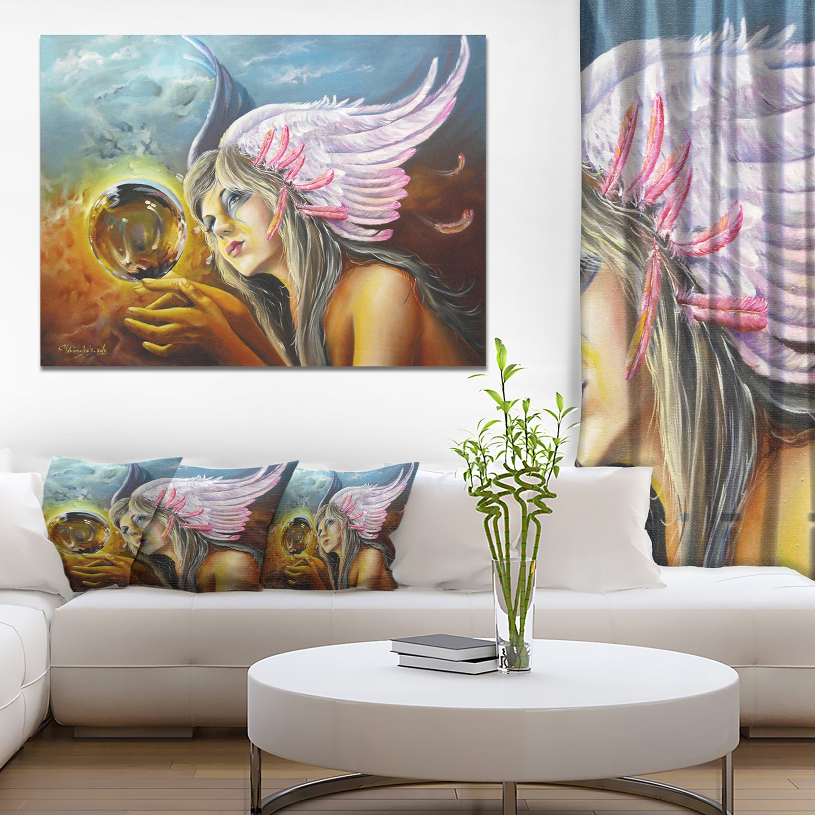 Birth of an Idea - Abstract Digital Art Canvas Print