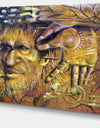 Sylvan - Portrait Digital Art Canvas Print