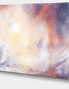 Blurry Watercolor with Star - Abstract Painting Canvas Print