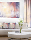 Blurry Watercolor with Star - Abstract Painting Canvas Print