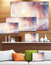 Blurry Watercolor with Star - Abstract Painting Canvas Print