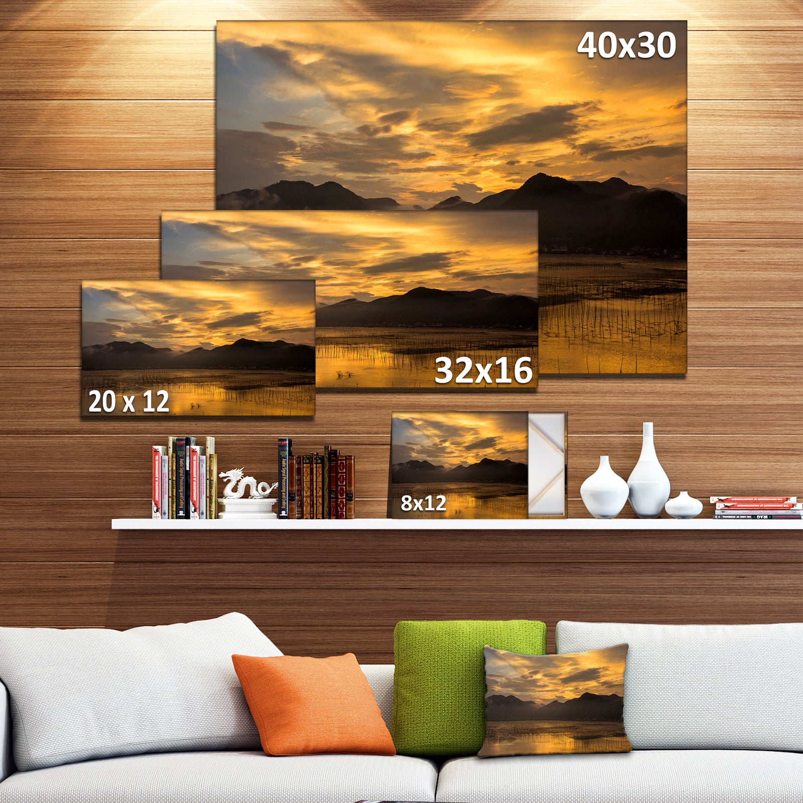 Sunrise in Xiapu County - Landscape Photo Canvas Print