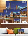 Manhattan Skyline Panorama - Cityscape Photo Canvas Print