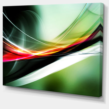 Elegant Color Pattern - Abstract Digital Art Canvas Print